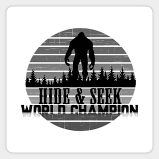 Bigfoot Hide & Seek World Champion Magnet